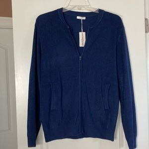 NWT Men’s Coofandy Knit Cardigan Full Zip Sweater - M